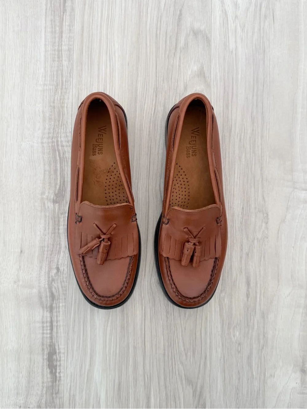 G.H. Bass Weejuns Marietta II loafers feature brown leather